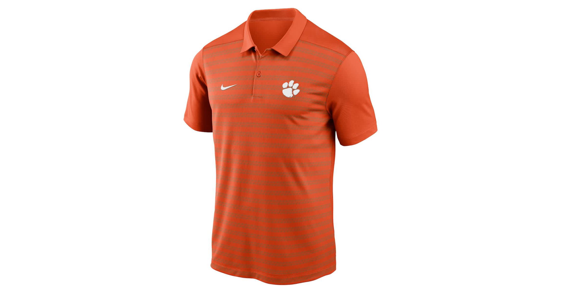 NCAA Nike Clemson Tigers 2024 Early Season Coaches Sideline Dri-FIT Polo