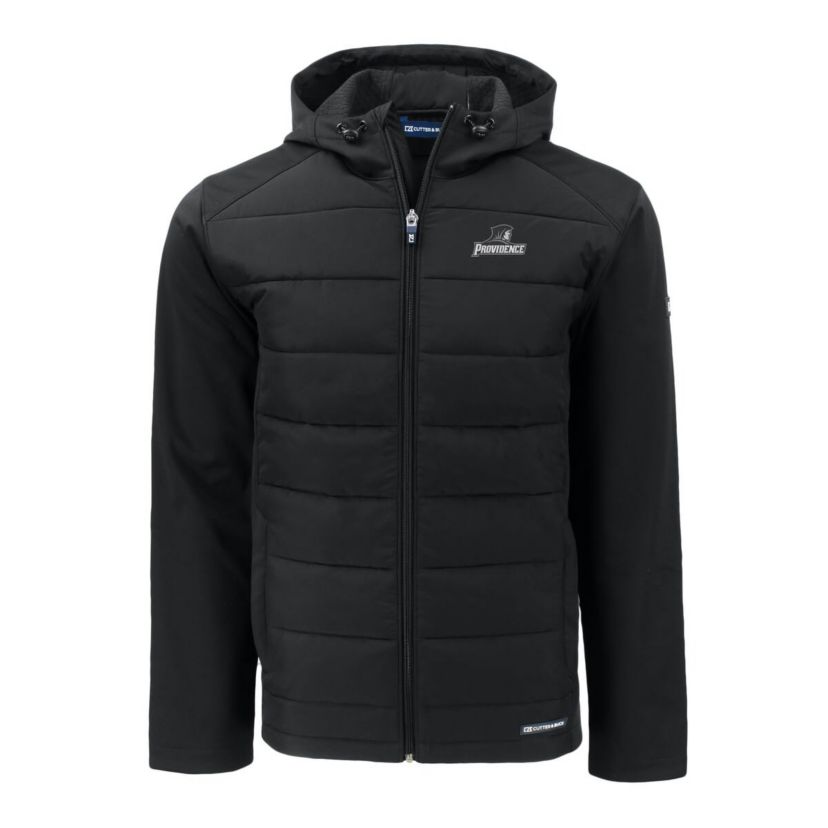 NCAA Providence Friars Evoke Hybrid Eco Softshell Recycled Full-Zip Hoodie