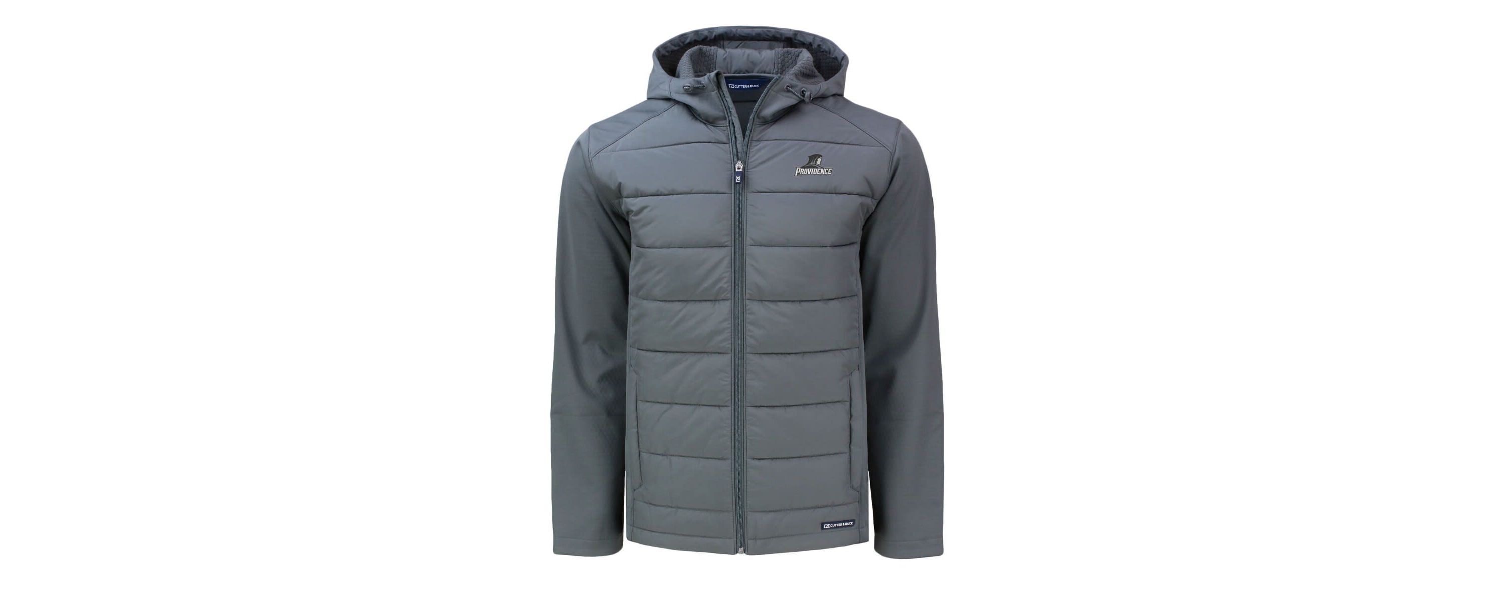 NCAA Providence Friars Evoke Hybrid Eco Softshell Recycled Full-Zip Hoodie