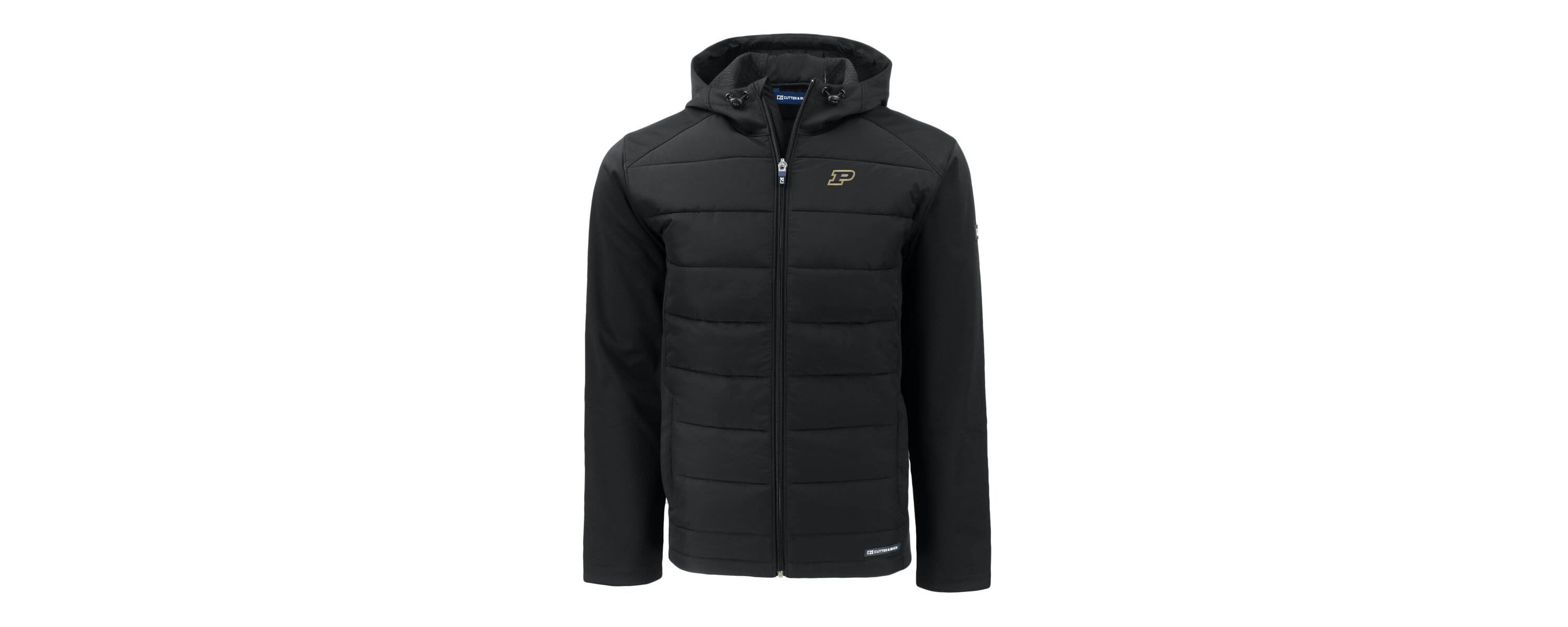NCAA Purdue Boilermakers Evoke Hybrid Eco Softshell Recycled Full-Zip Hoodie