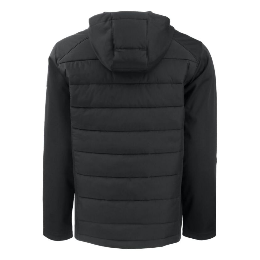 NCAA San Jose State Spartans Evoke Hybrid Eco Softshell Recycled Full-Zip Hoodie