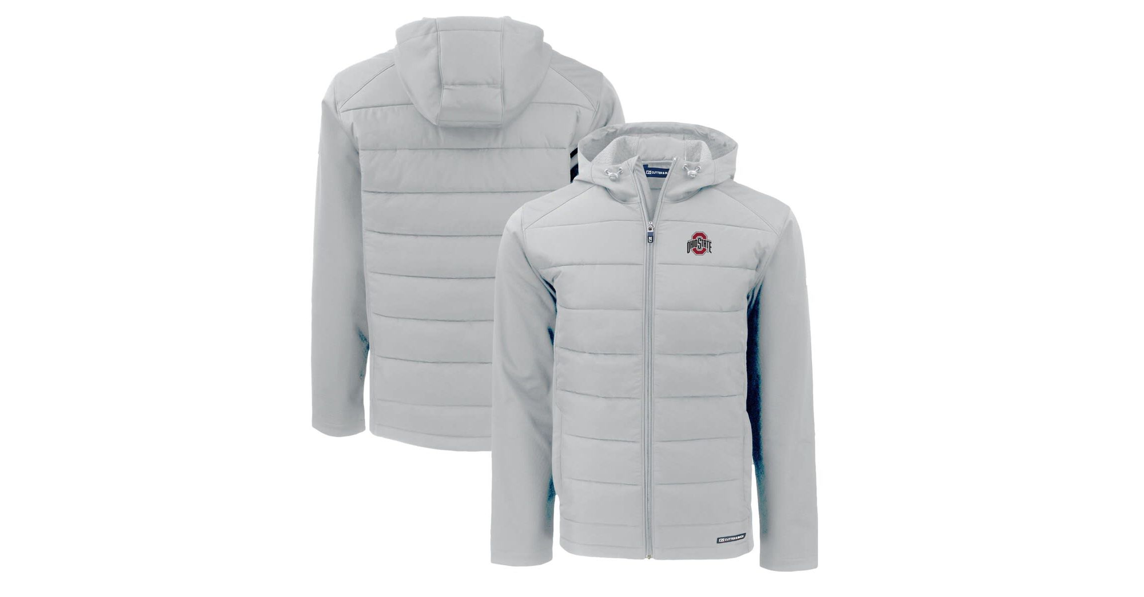 NCAA Ohio State Buckeyes Evoke Hybrid Eco Softshell Recycled Full-Zip Hoodie