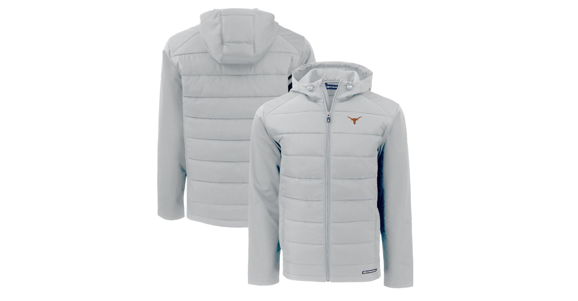 NCAA Texas Longhorns Evoke Hybrid Eco Softshell Recycled Full-Zip Hoodie