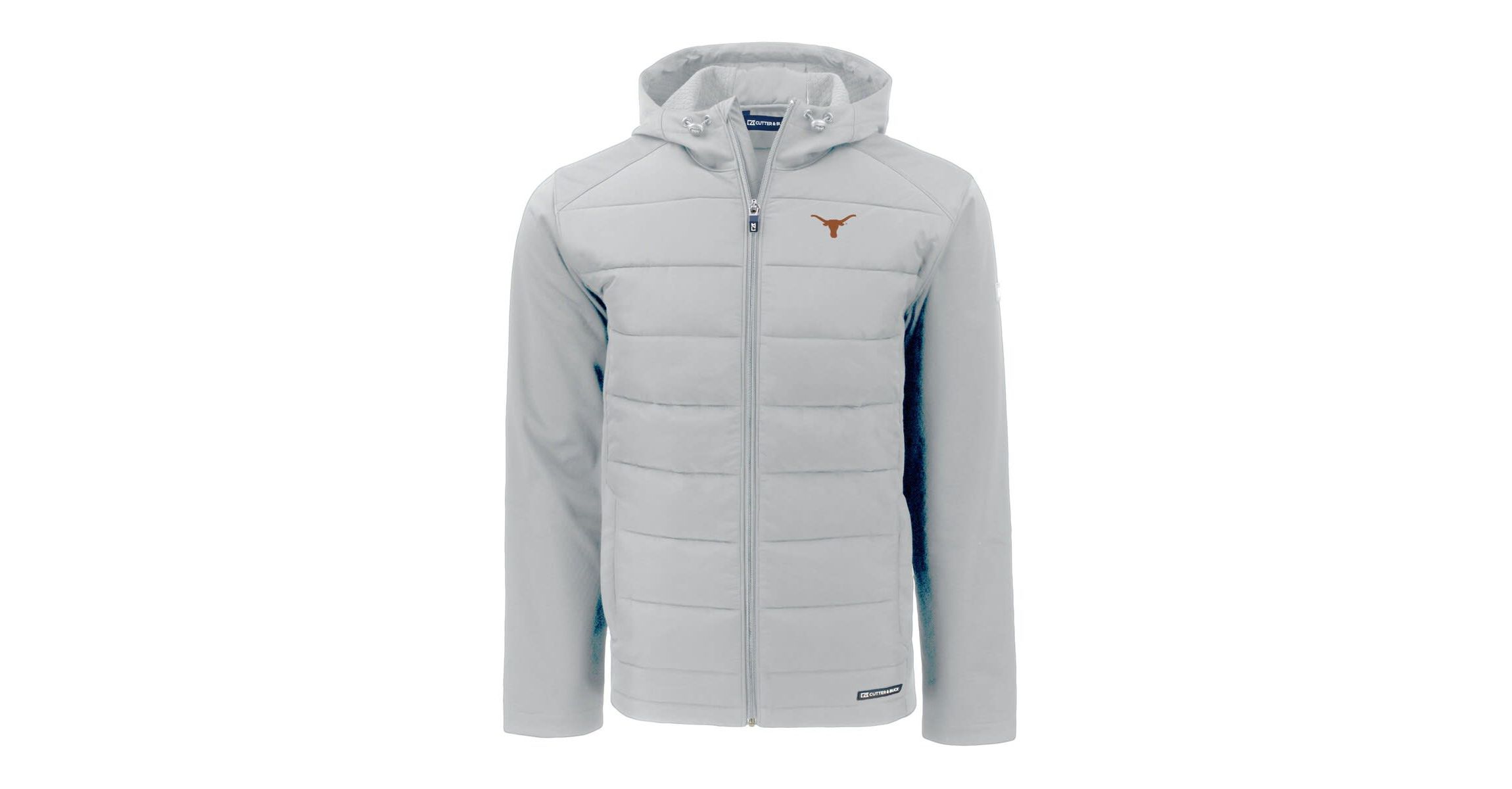 NCAA Texas Longhorns Evoke Hybrid Eco Softshell Recycled Full-Zip Hoodie