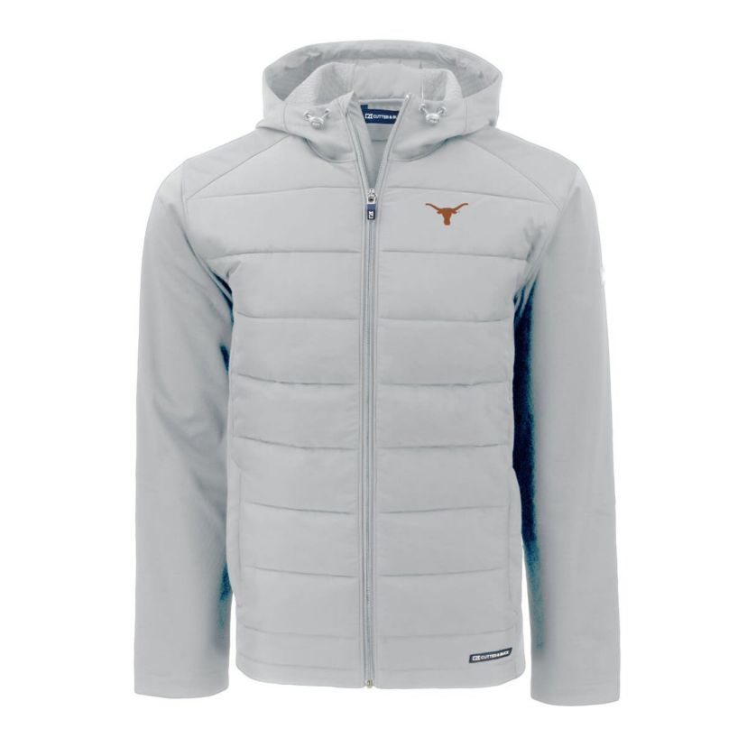 NCAA Texas Longhorns Evoke Hybrid Eco Softshell Recycled Full-Zip Hoodie