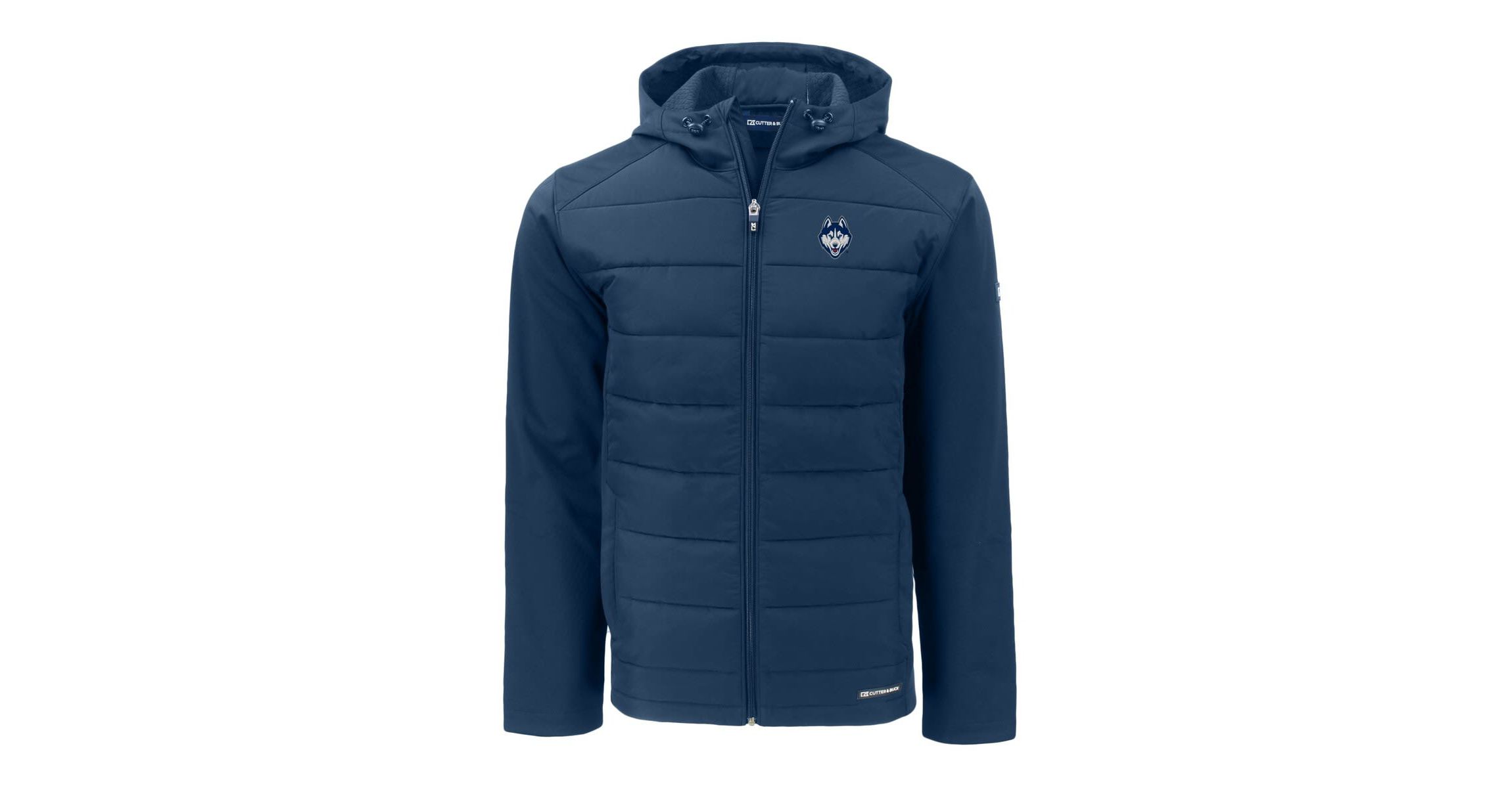 Connecticut Huskies NCAA UConn Huskies Evoke Hybrid Eco Softshell Recycled Full-Zip Hoodie