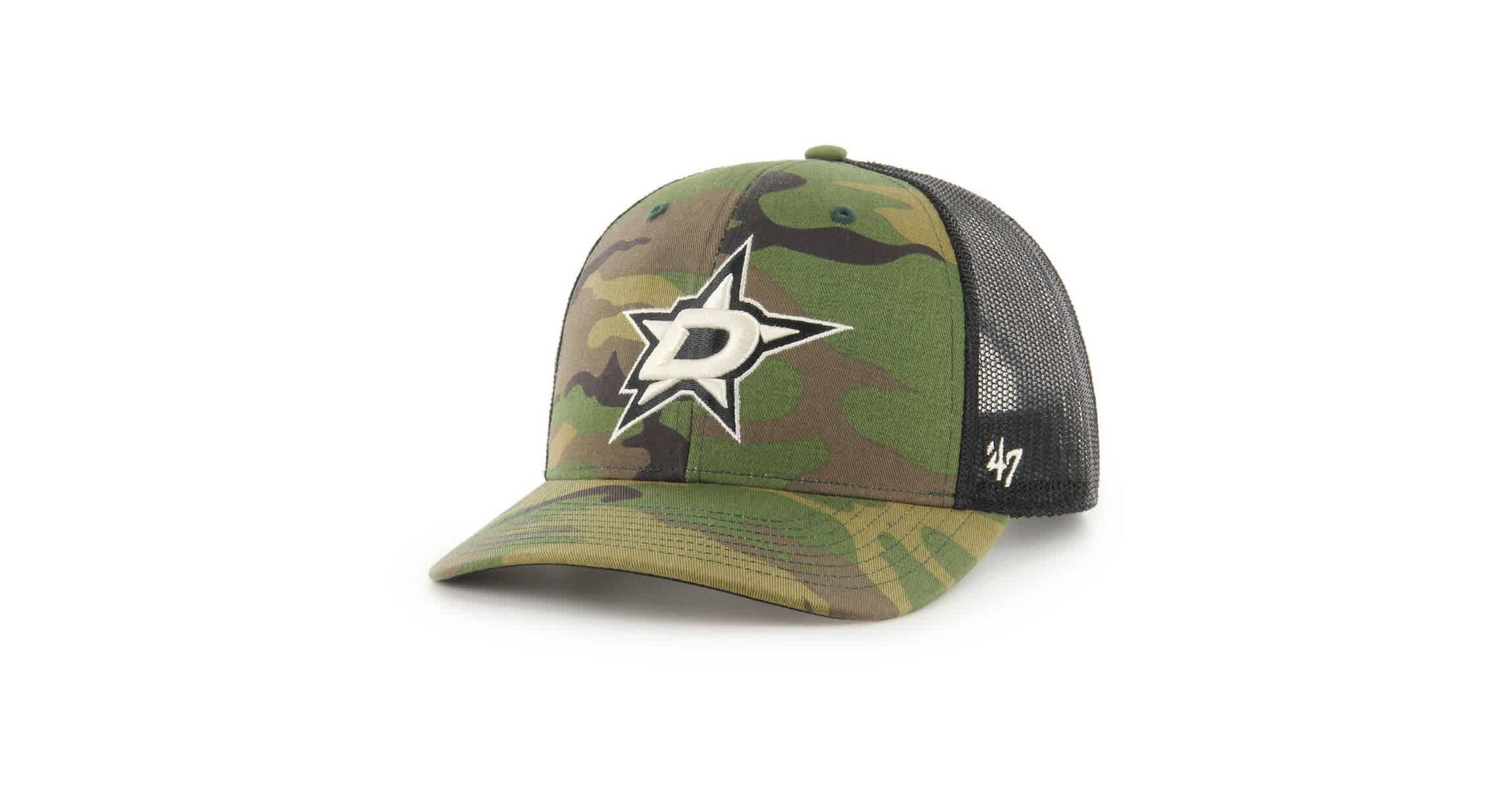 NHL Camo/Black Dallas Stars Trucker Adjustable Hat
