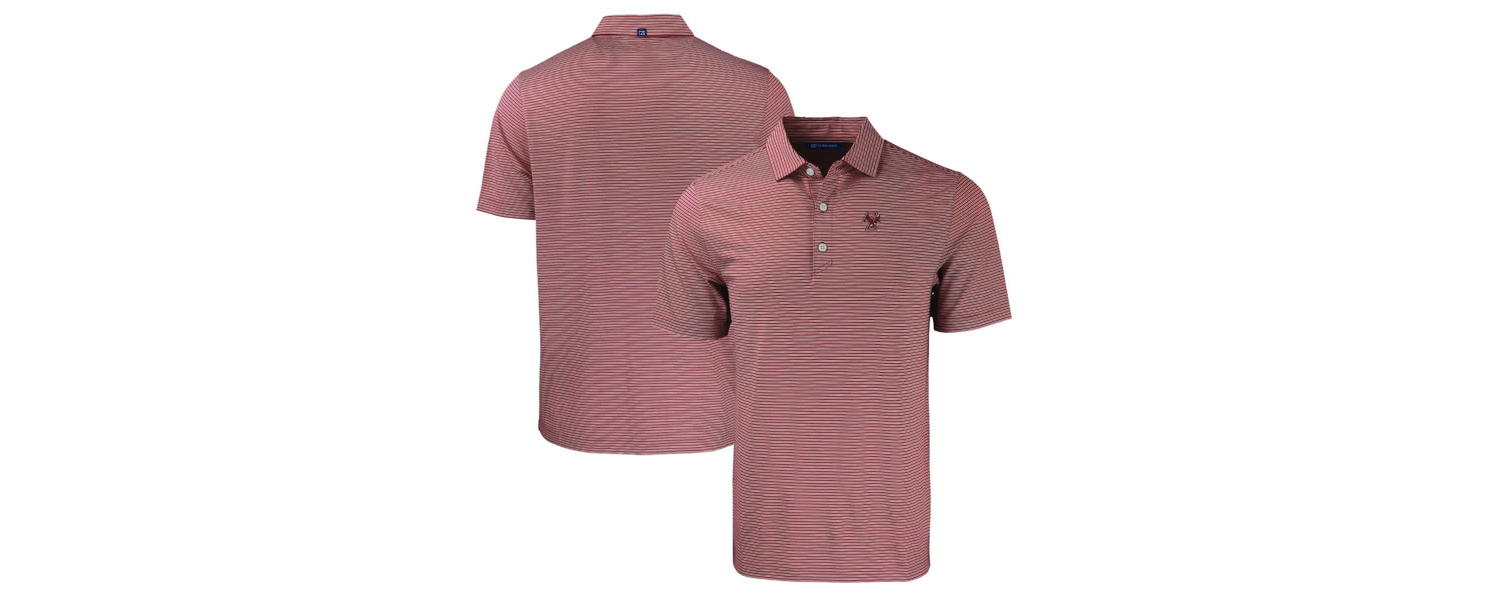 Boston College Eagles NCAA Boston NCAA Eagles Forge Eco Double Stripe Stretch Recycled Polo