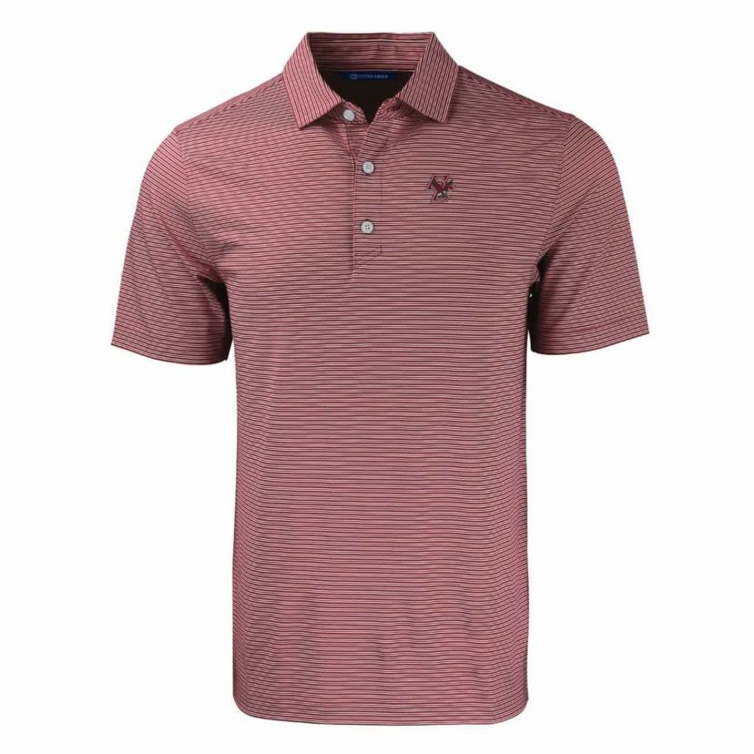 Boston College Eagles NCAA Boston NCAA Eagles Forge Eco Double Stripe Stretch Recycled Polo