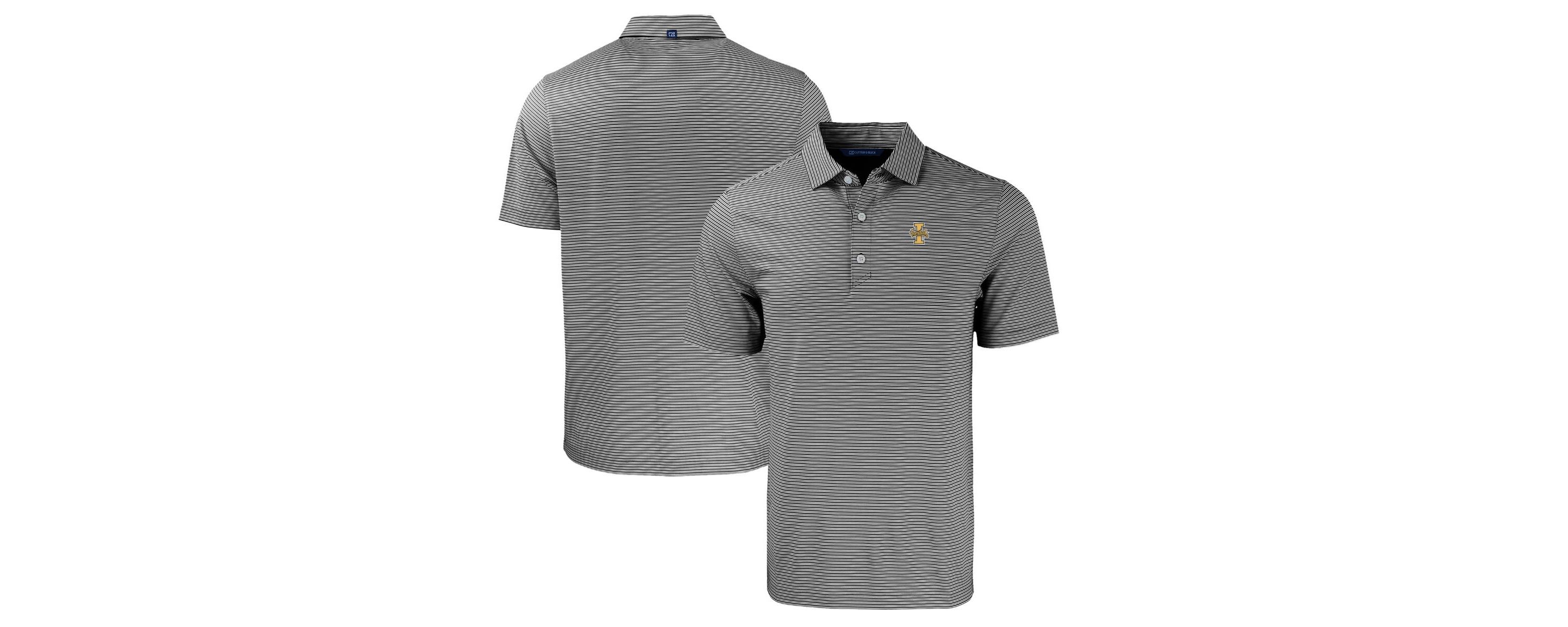 NCAA Idaho Vandals Forge Eco Double Stripe Stretch Recycled Polo
