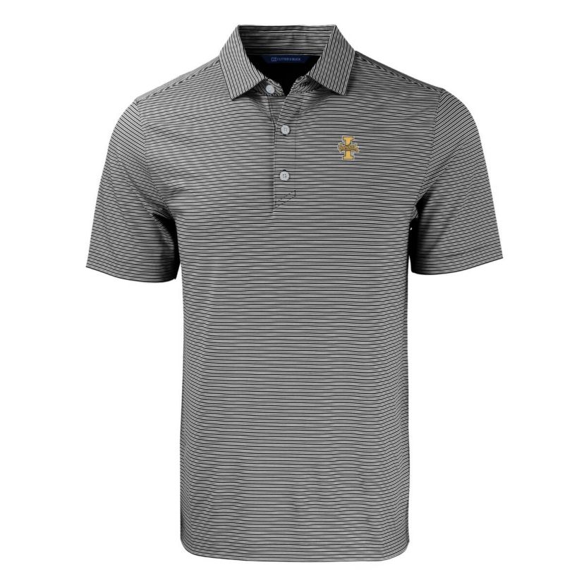NCAA Idaho Vandals Forge Eco Double Stripe Stretch Recycled Polo