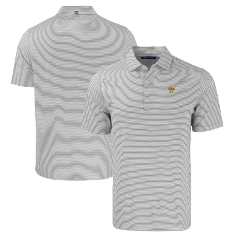 NCAA Idaho Vandals Forge Eco Double Stripe Stretch Recycled Polo