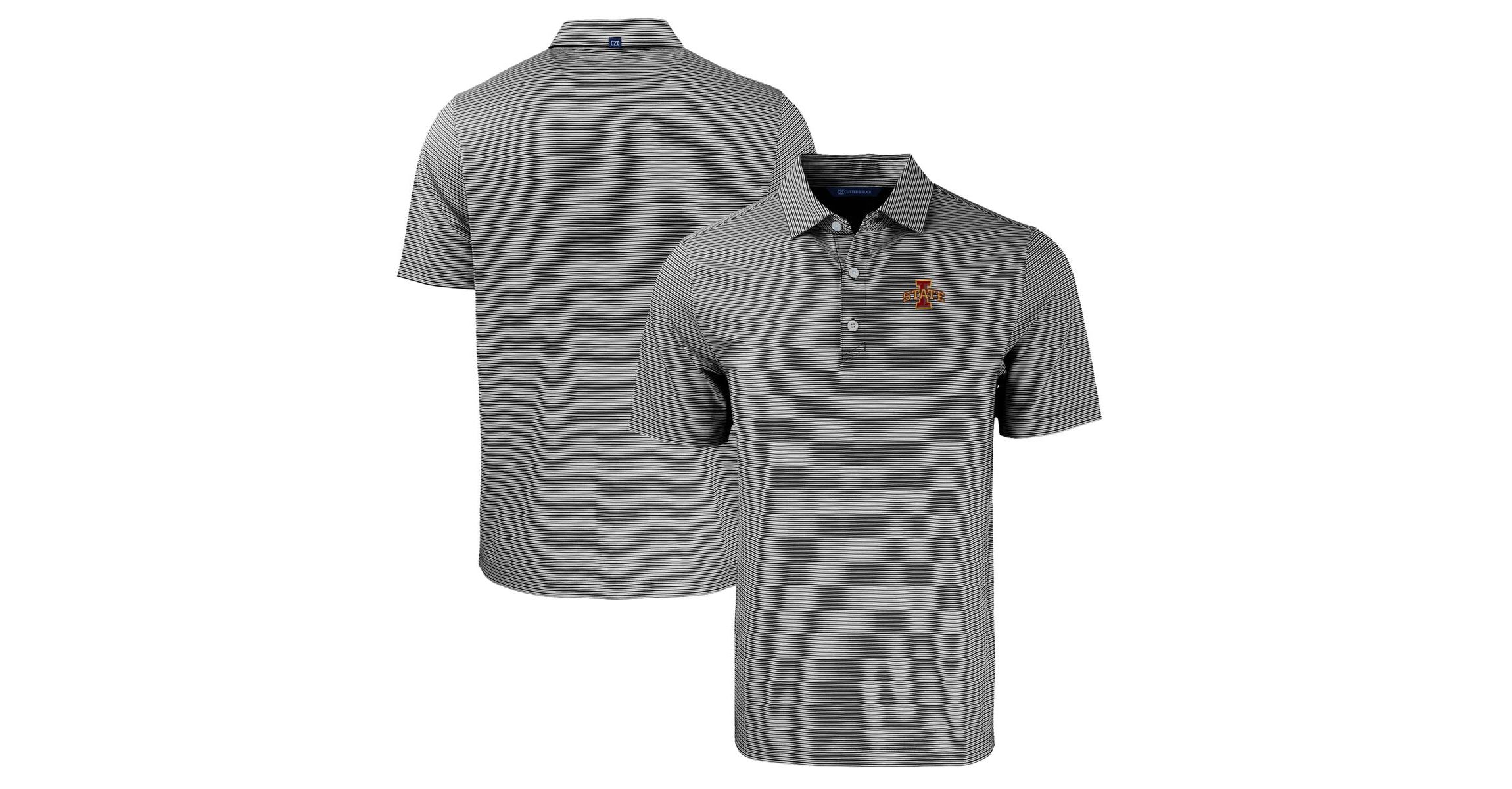NCAA Iowa State Cyclones Forge Eco Double Stripe Stretch Recycled Polo