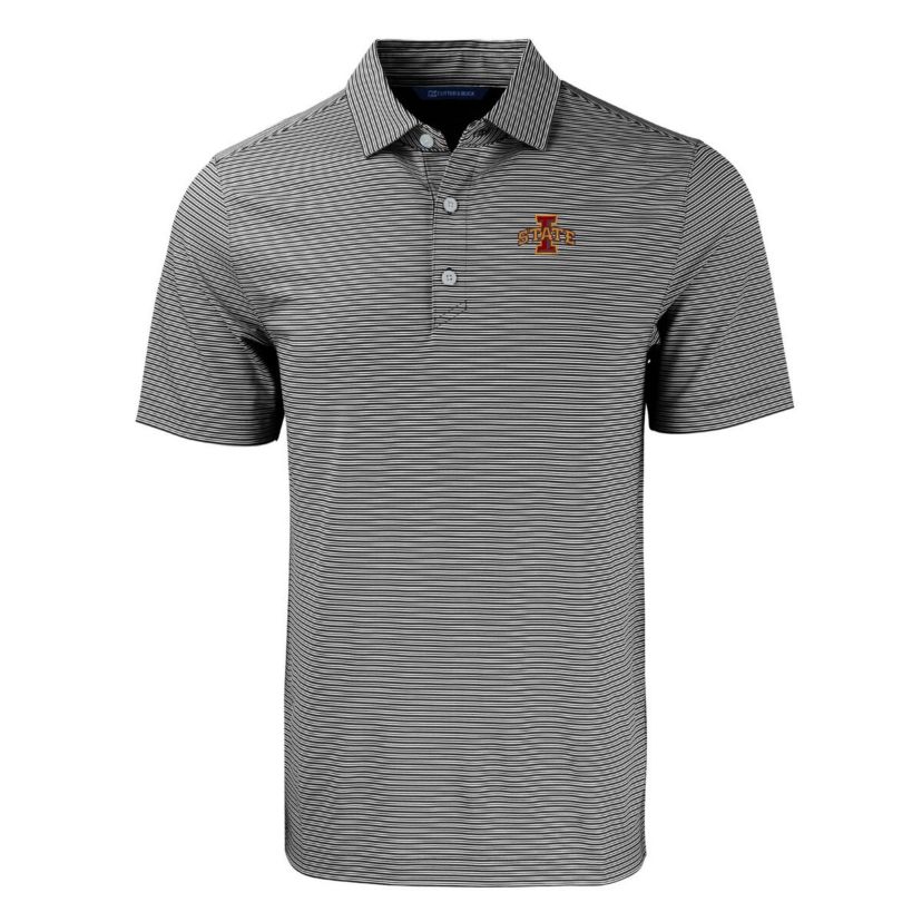 NCAA Iowa State Cyclones Forge Eco Double Stripe Stretch Recycled Polo