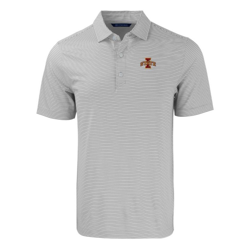 NCAA Iowa State Cyclones Forge Eco Double Stripe Stretch Recycled Polo