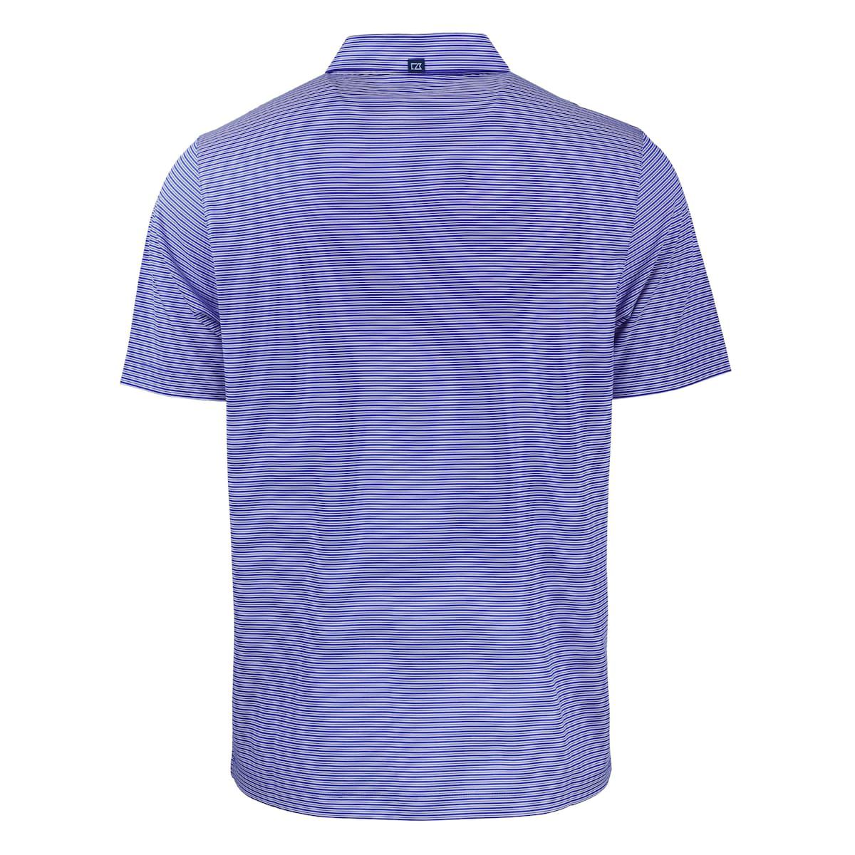 NCAA Kansas Jayhawks Forge Eco Double Stripe Stretch Recycled Polo