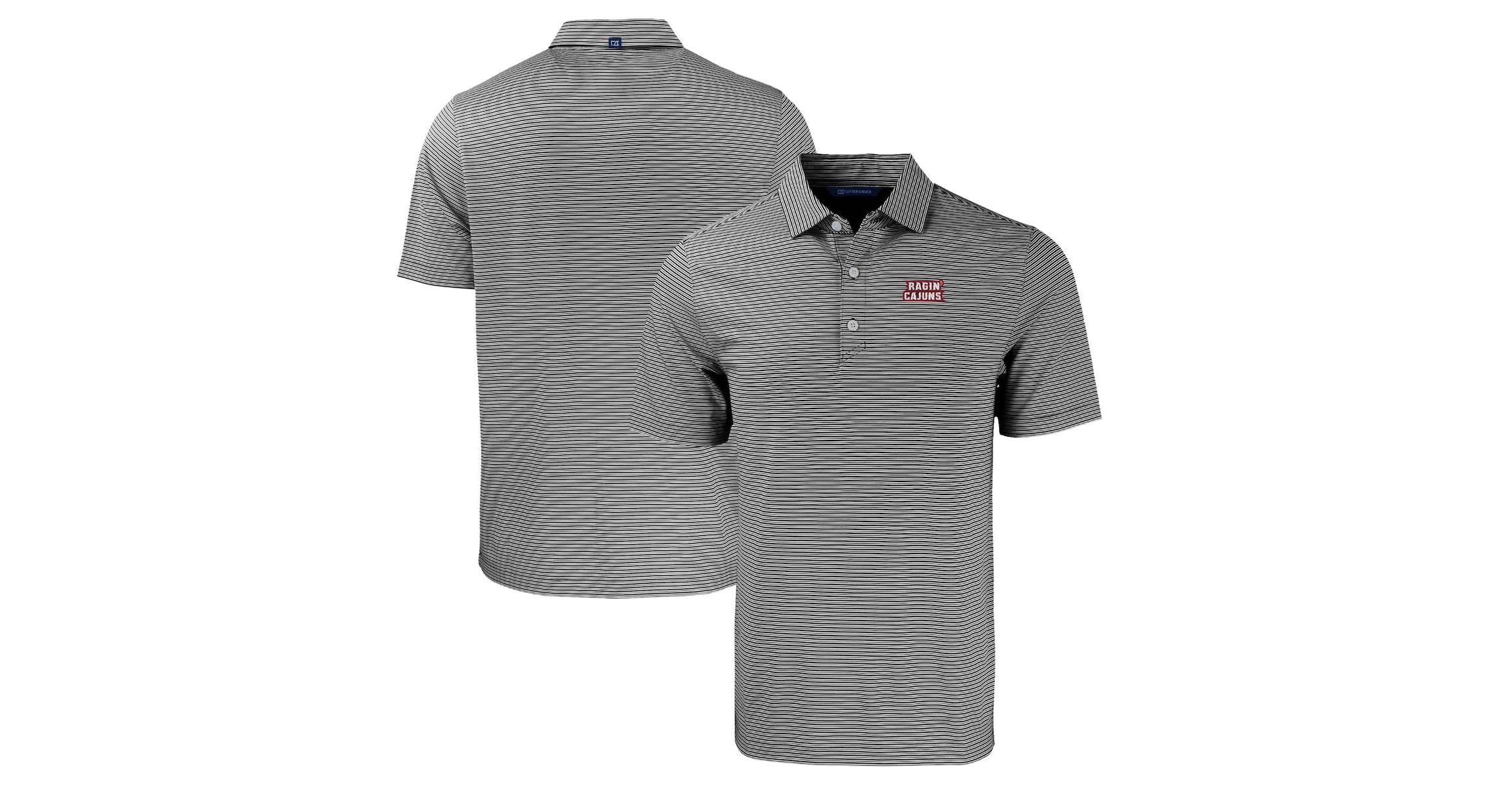 NCAA Louisiana Ragin Cajuns Forge Eco Double Stripe Stretch Recycled Polo