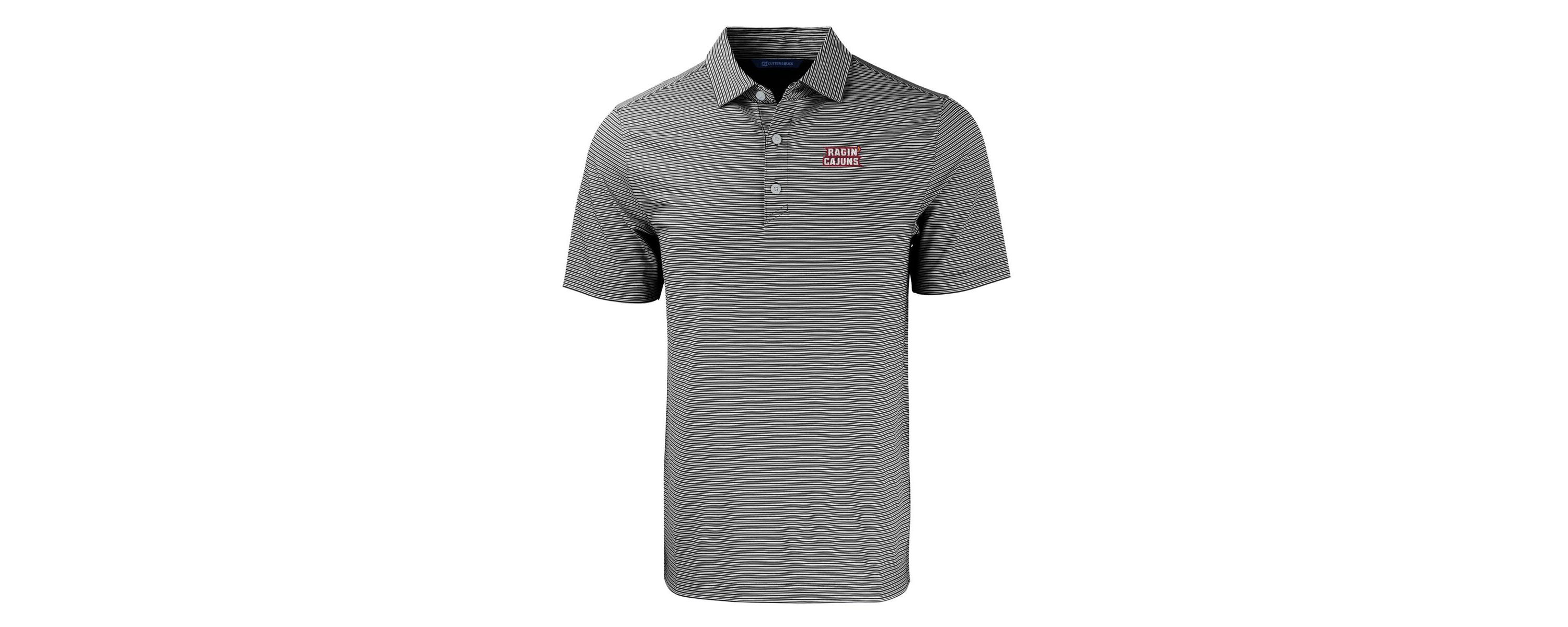 NCAA Louisiana Ragin Cajuns Forge Eco Double Stripe Stretch Recycled Polo