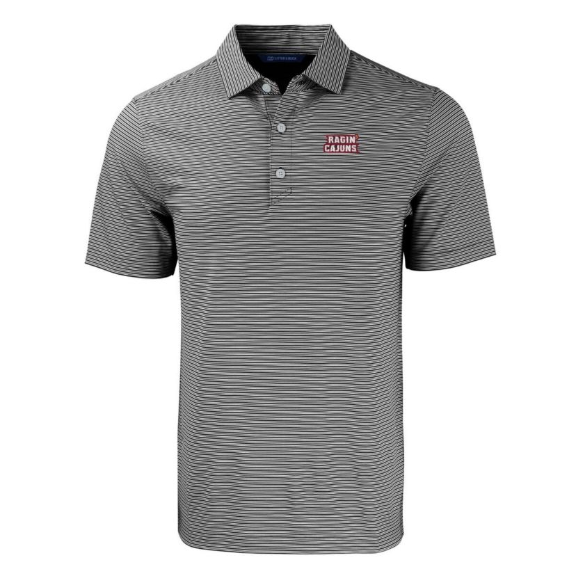 NCAA Louisiana Ragin Cajuns Forge Eco Double Stripe Stretch Recycled Polo