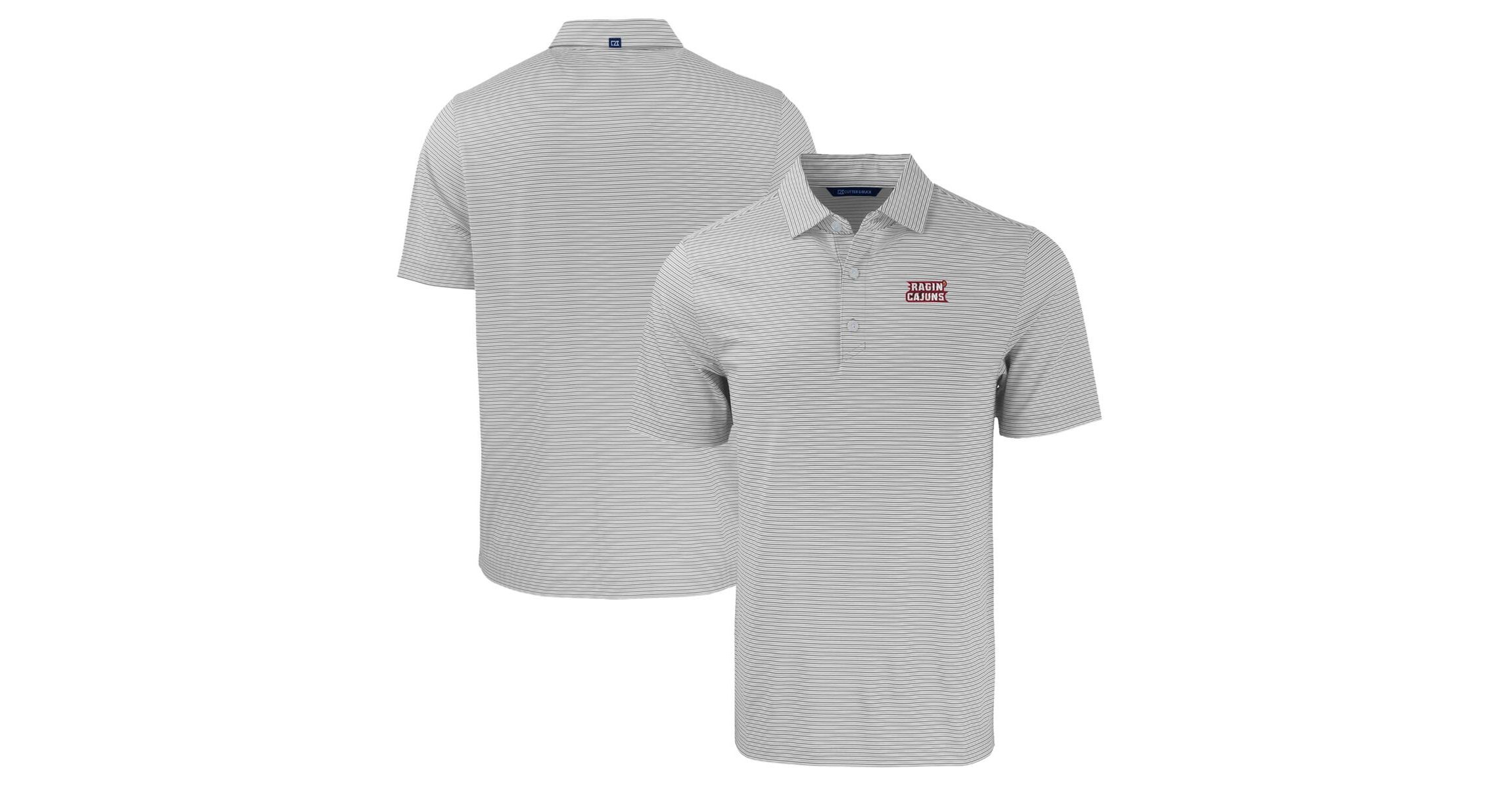 NCAA Louisiana Ragin Cajuns Forge Eco Double Stripe Stretch Recycled Polo