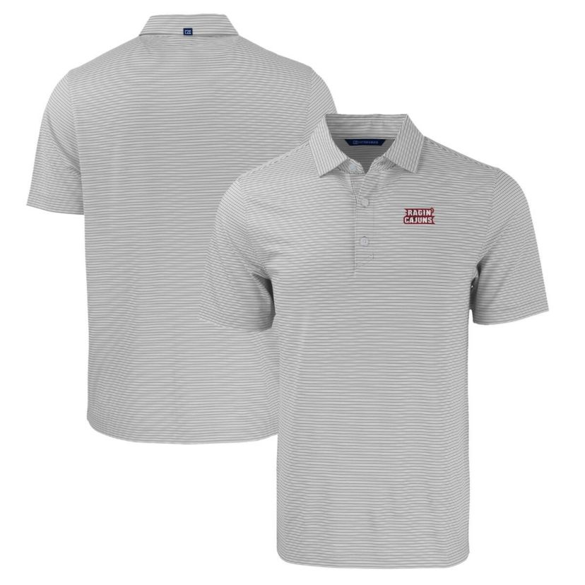 NCAA Louisiana Ragin Cajuns Forge Eco Double Stripe Stretch Recycled Polo