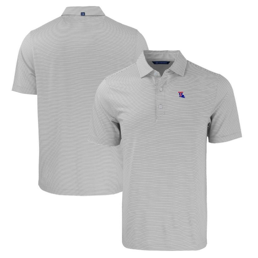 NCAA Louisiana Tech Bulldogs Forge Eco Double Stripe Stretch Recycled Polo