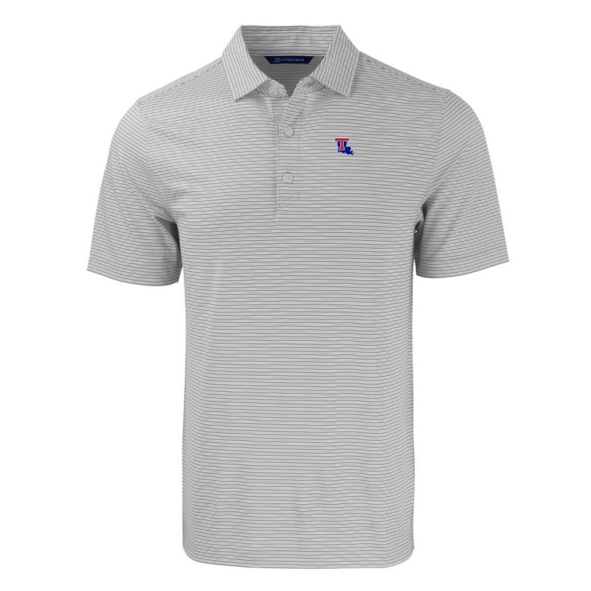NCAA Louisiana Tech Bulldogs Forge Eco Double Stripe Stretch Recycled Polo
