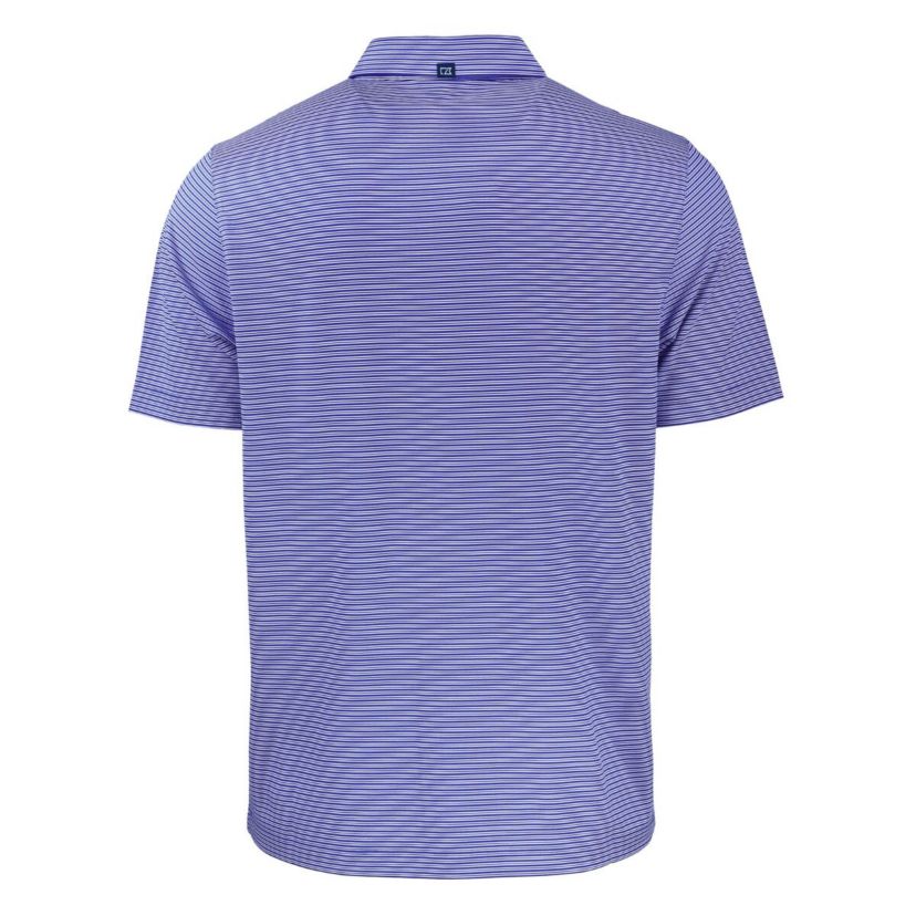NCAA Louisiana Tech Bulldogs Forge Eco Double Stripe Stretch Recycled Polo