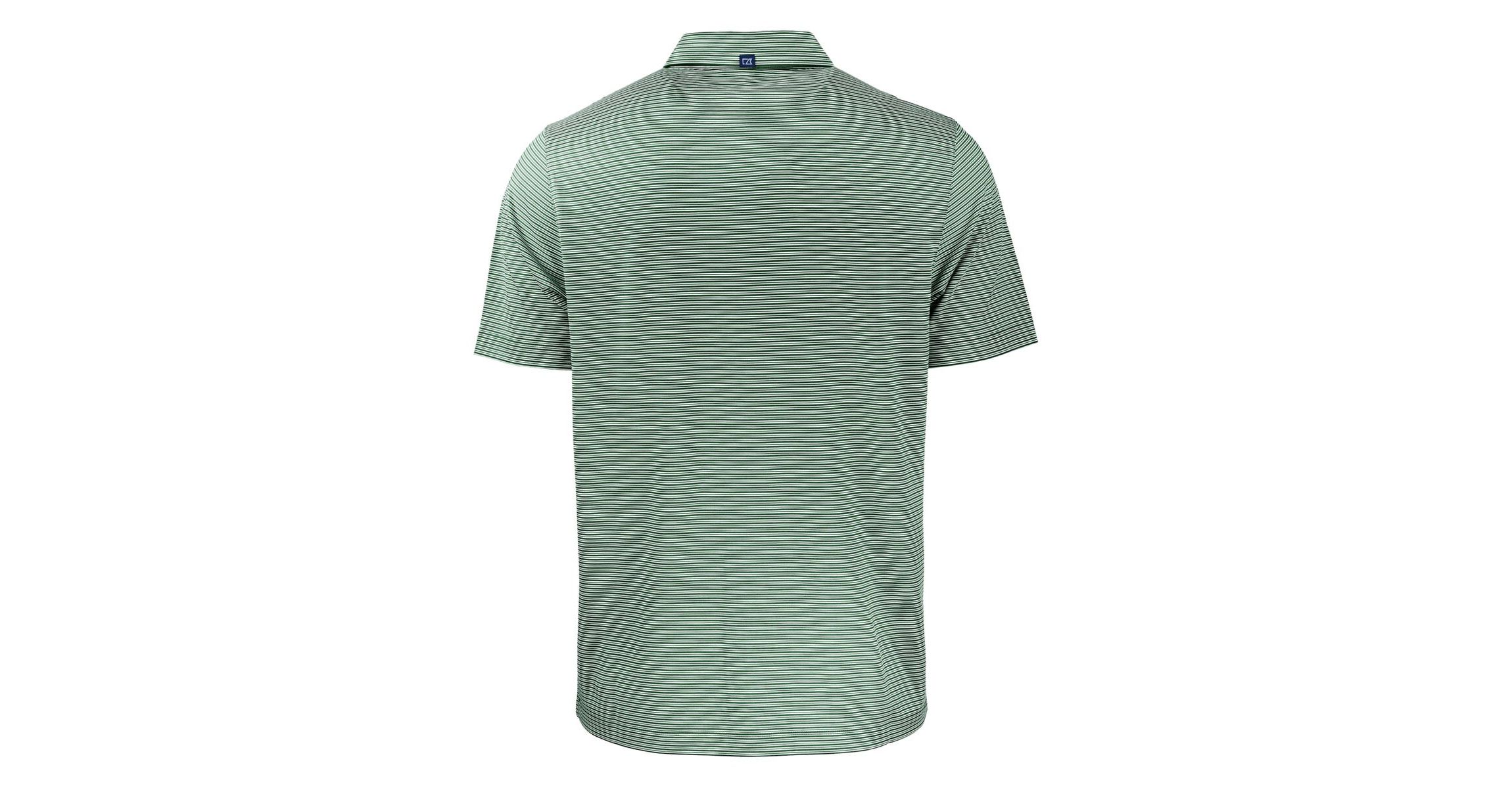 NCAA Kelly Marshall Thundering Herd Forge Eco Double Stripe Stretch Recycled Polo
