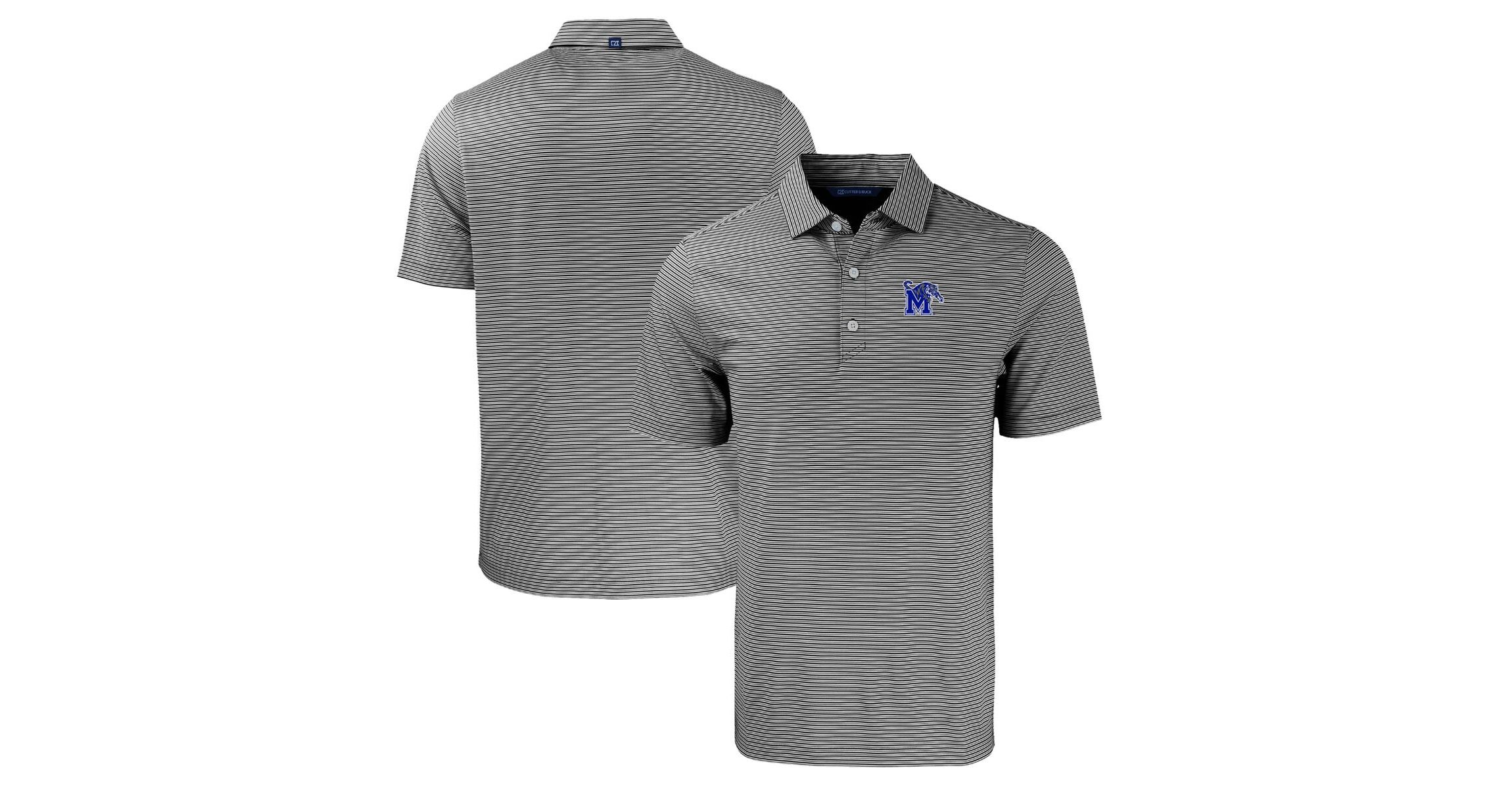 NCAA Memphis Tigers Forge Eco Double Stripe Stretch Recycled Polo