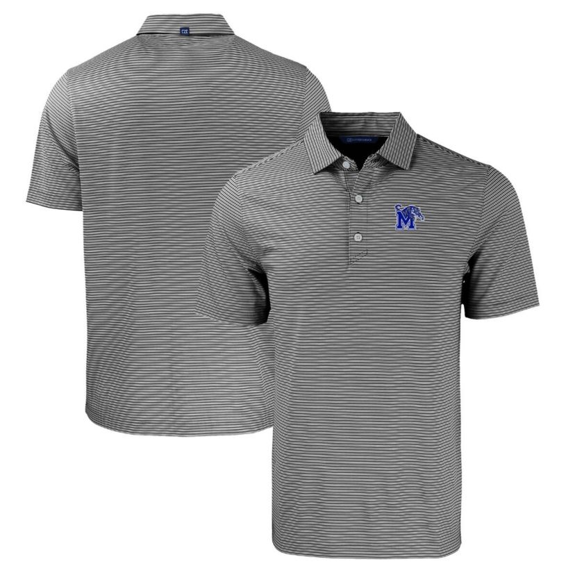 NCAA Memphis Tigers Forge Eco Double Stripe Stretch Recycled Polo