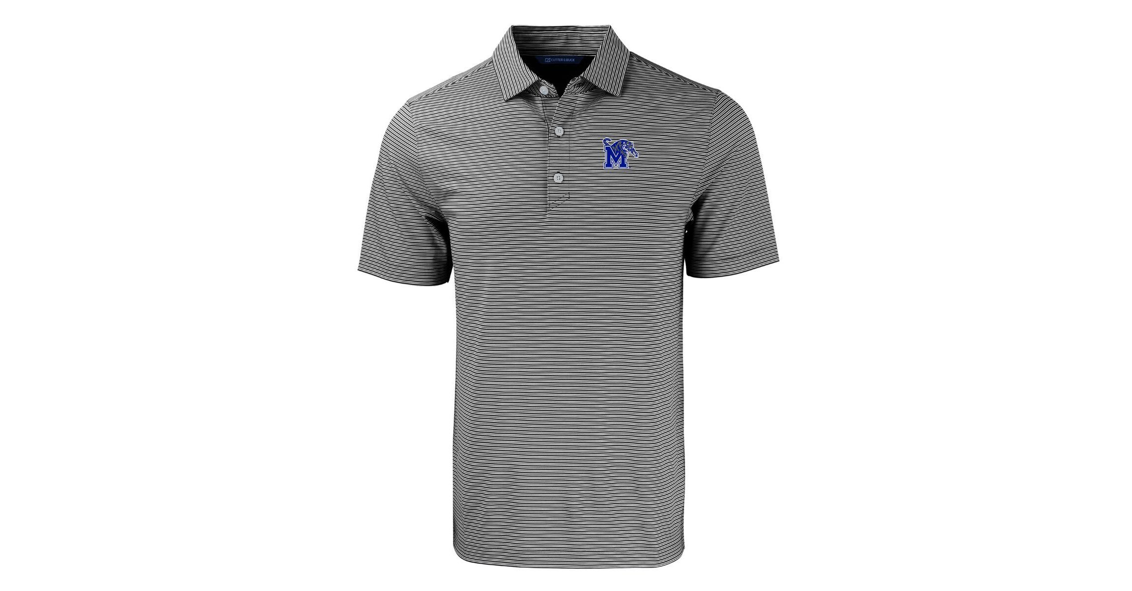 NCAA Memphis Tigers Forge Eco Double Stripe Stretch Recycled Polo