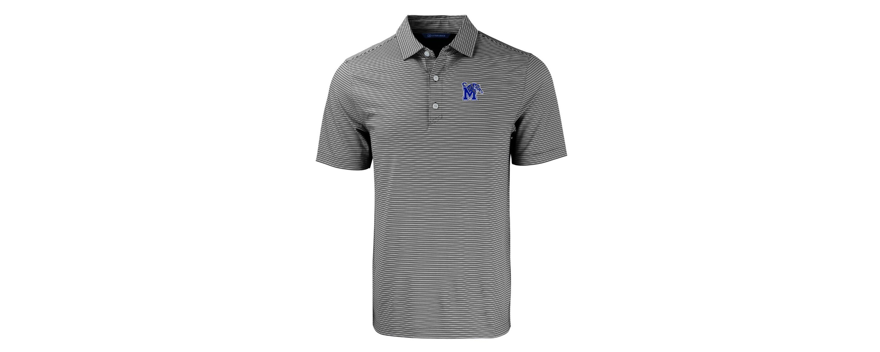 NCAA Memphis Tigers Forge Eco Double Stripe Stretch Recycled Polo