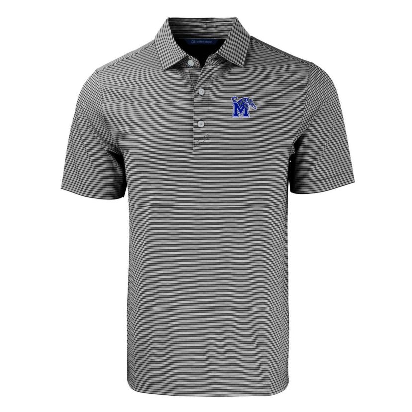 NCAA Memphis Tigers Forge Eco Double Stripe Stretch Recycled Polo