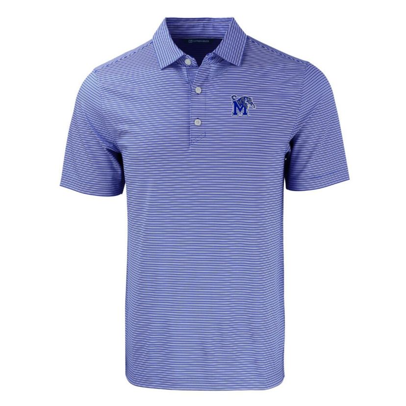 NCAA Memphis Tigers Forge Eco Double Stripe Stretch Recycled Polo
