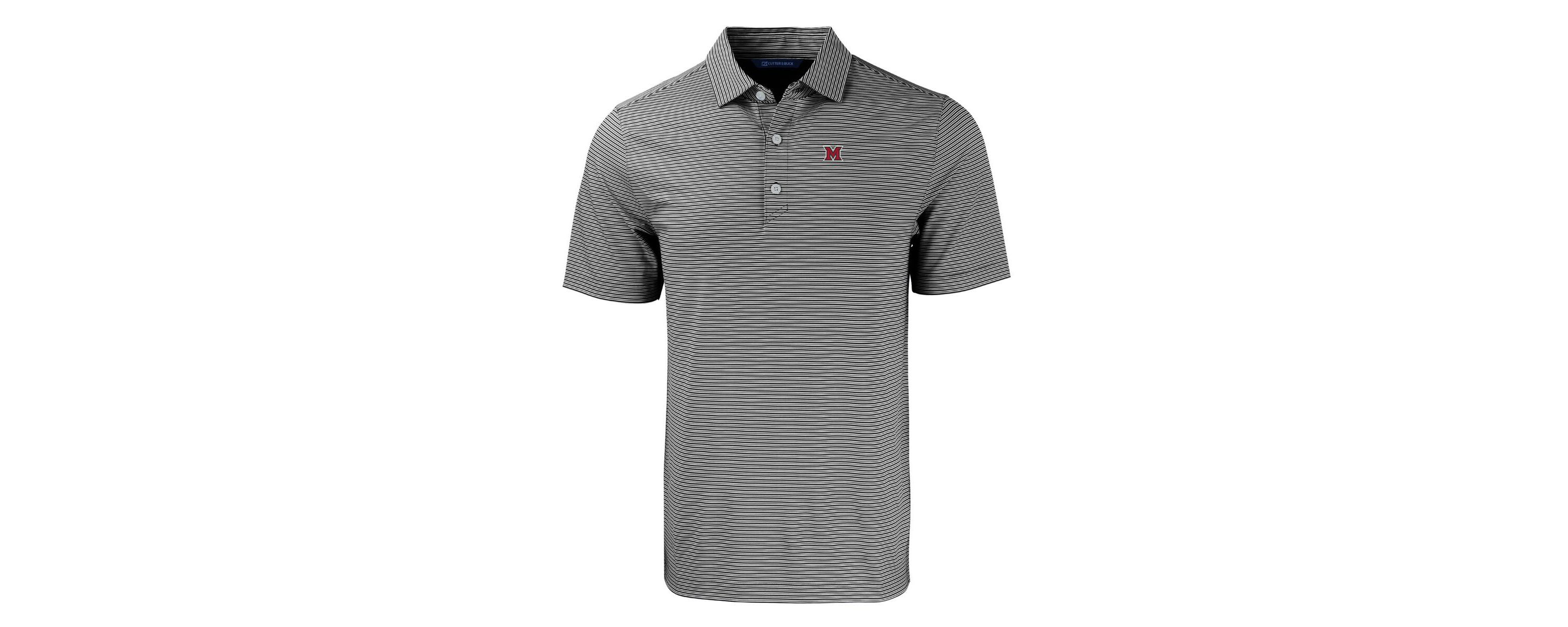 Miami (OH) RedHawks NCAA Miami University RedHawks Forge Eco Double Stripe Stretch Recycled Polo