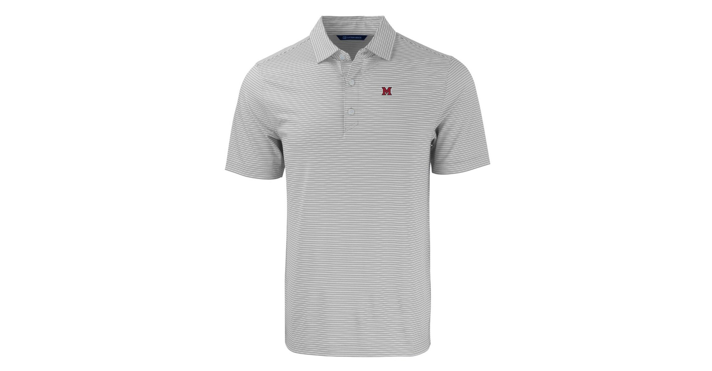 Miami (OH) RedHawks NCAA Miami University RedHawks Forge Eco Double Stripe Stretch Recycled Polo