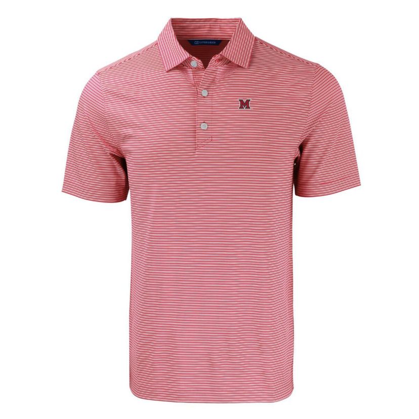 Miami (OH) RedHawks NCAA Miami University RedHawks Forge Eco Double Stripe Stretch Recycled Polo