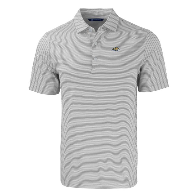 NCAA Montana State Bobcats Forge Eco Double Stripe Stretch Recycled Polo
