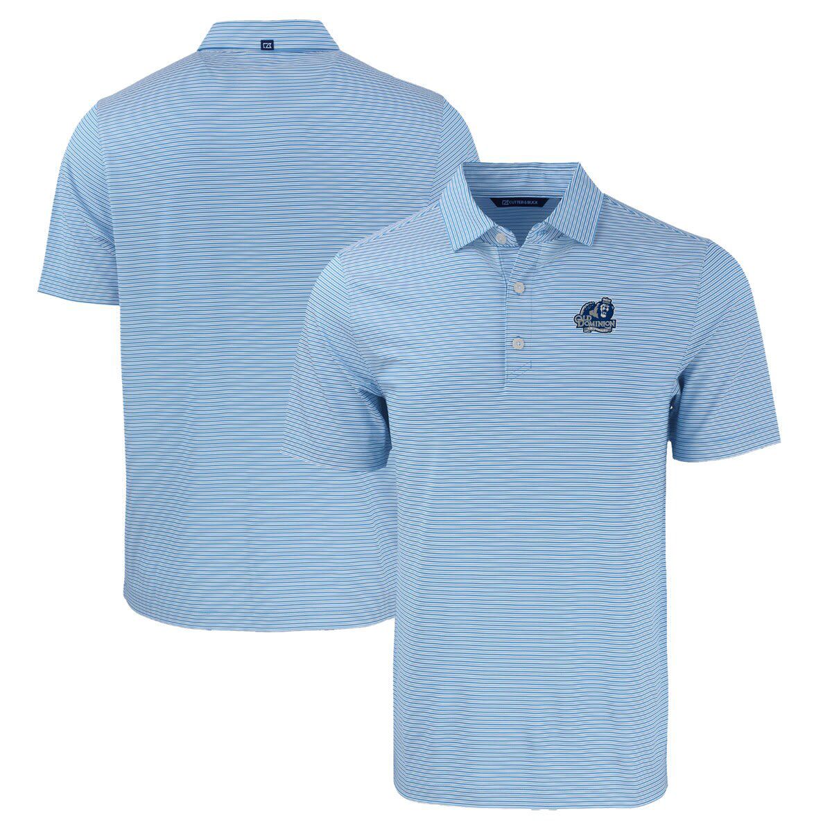 NCAA Light Old Dominion Monarchs Forge Eco Double Stripe Stretch Recycled Polo