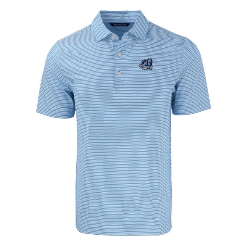 NCAA Light Old Dominion Monarchs Forge Eco Double Stripe Stretch Recycled Polo