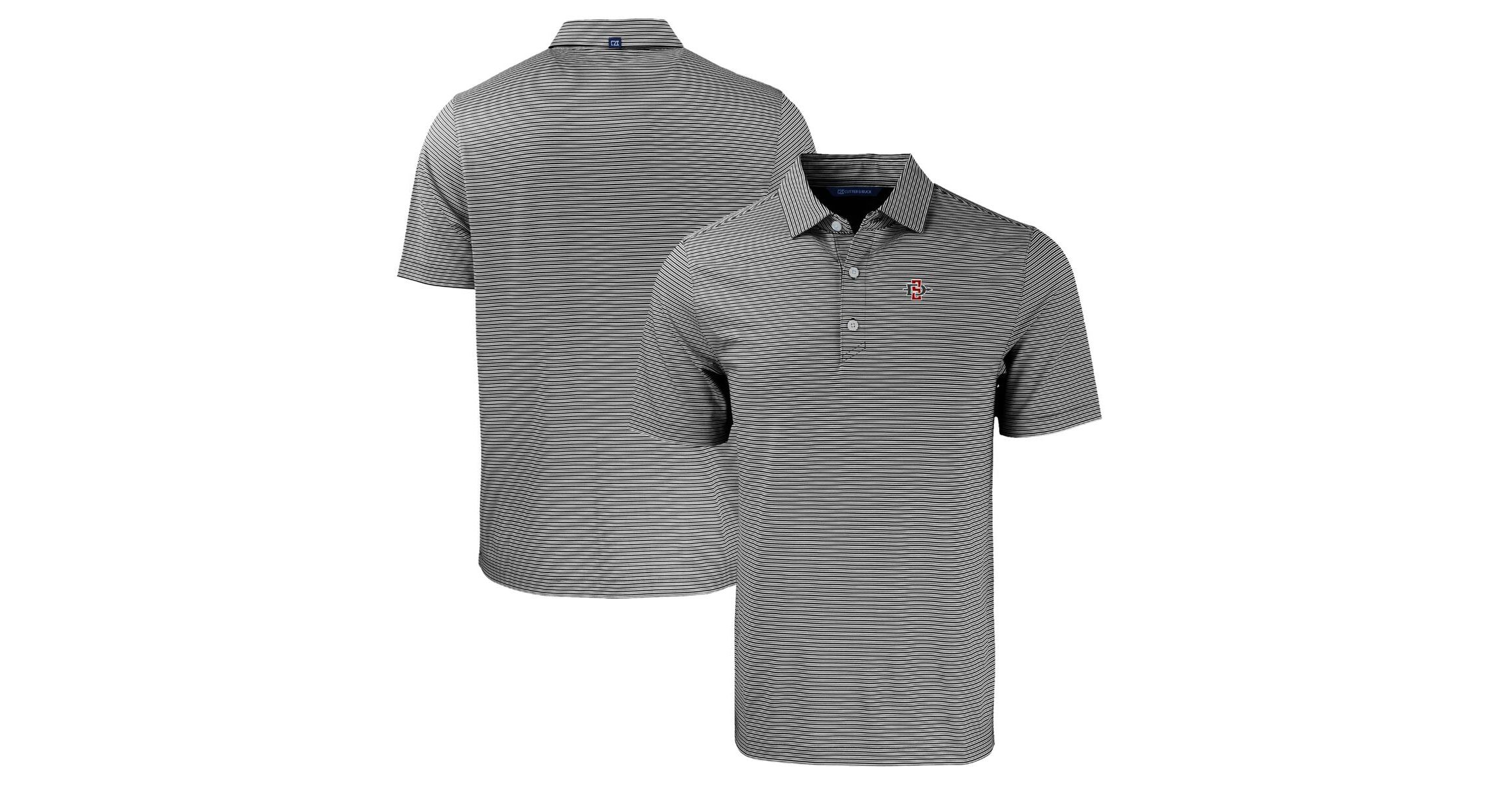 NCAA San Diego State Aztecs Forge Eco Double Stripe Stretch Recycled Polo