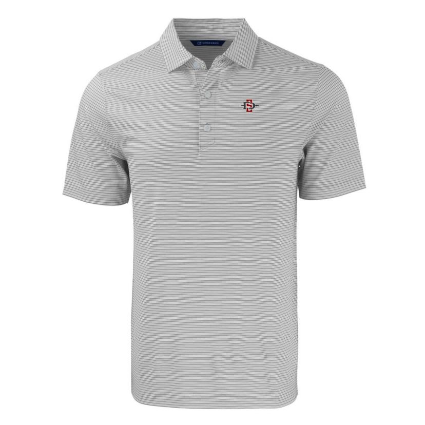 NCAA San Diego State Aztecs Forge Eco Double Stripe Stretch Recycled Polo