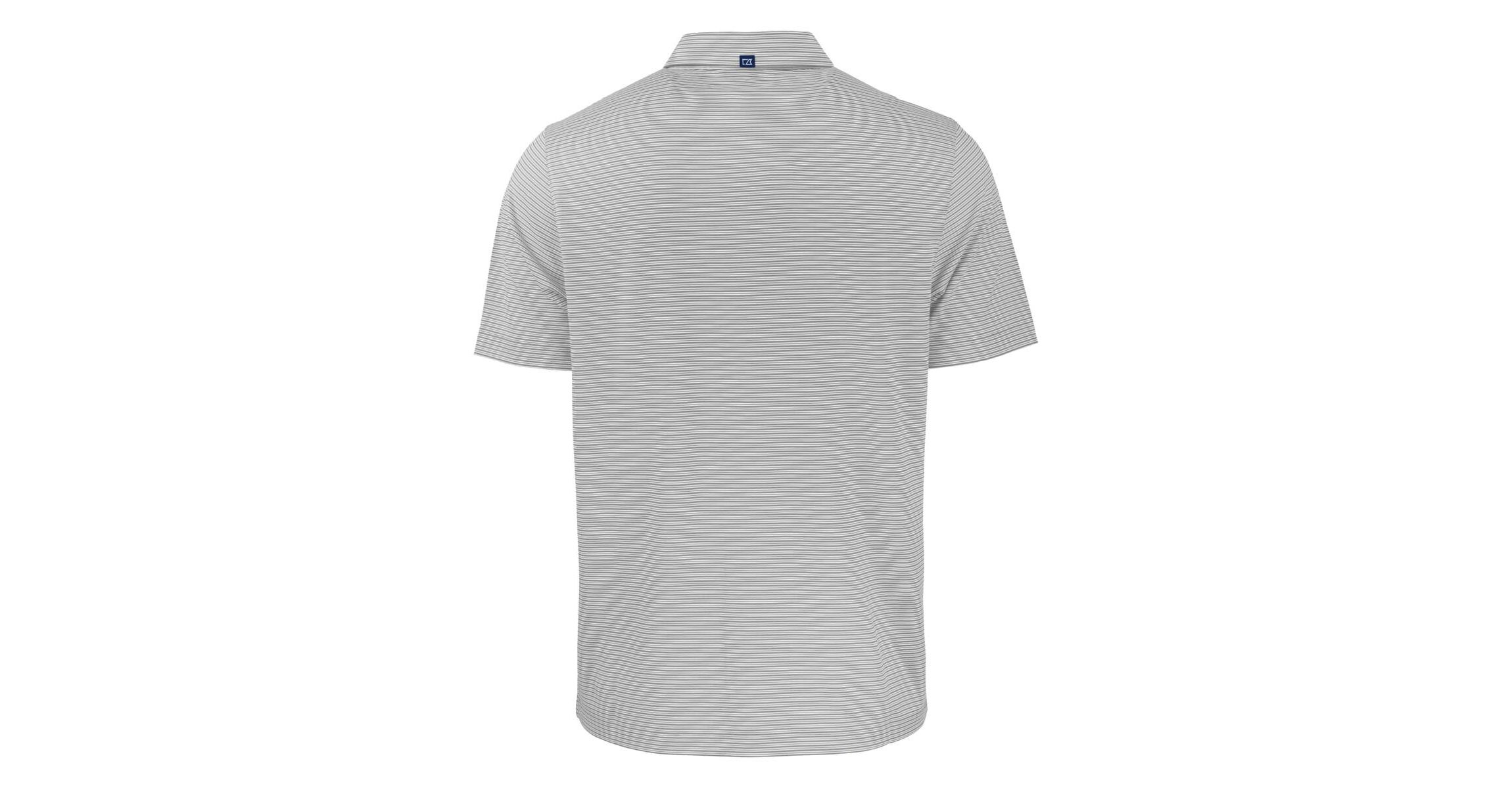 NCAA SMU Mustangs Forge Eco Double Stripe Stretch Recycled Polo