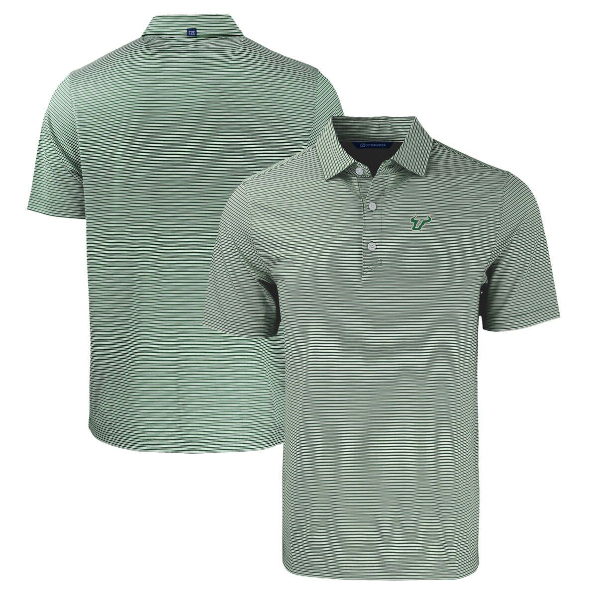 NCAA South Florida Bulls Forge Eco Double Stripe Stretch Recycled Polo