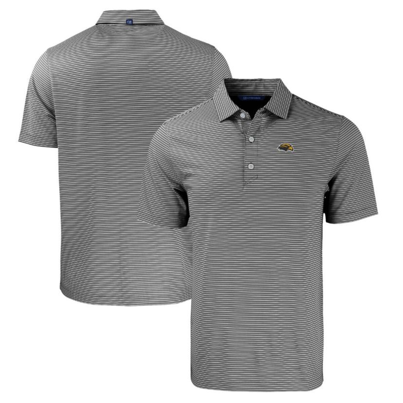 NCAA Southern Miss Golden Eagles Forge Eco Double Stripe Stretch Recycled Polo