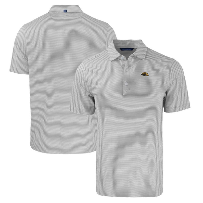 NCAA Southern Miss Golden Eagles Forge Eco Double Stripe Stretch Recycled Polo