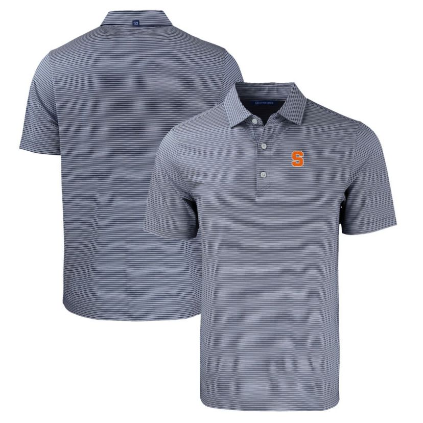 Syracuse Orange NCAA Syracuse Forge Eco Double Stripe Stretch Recycled Polo