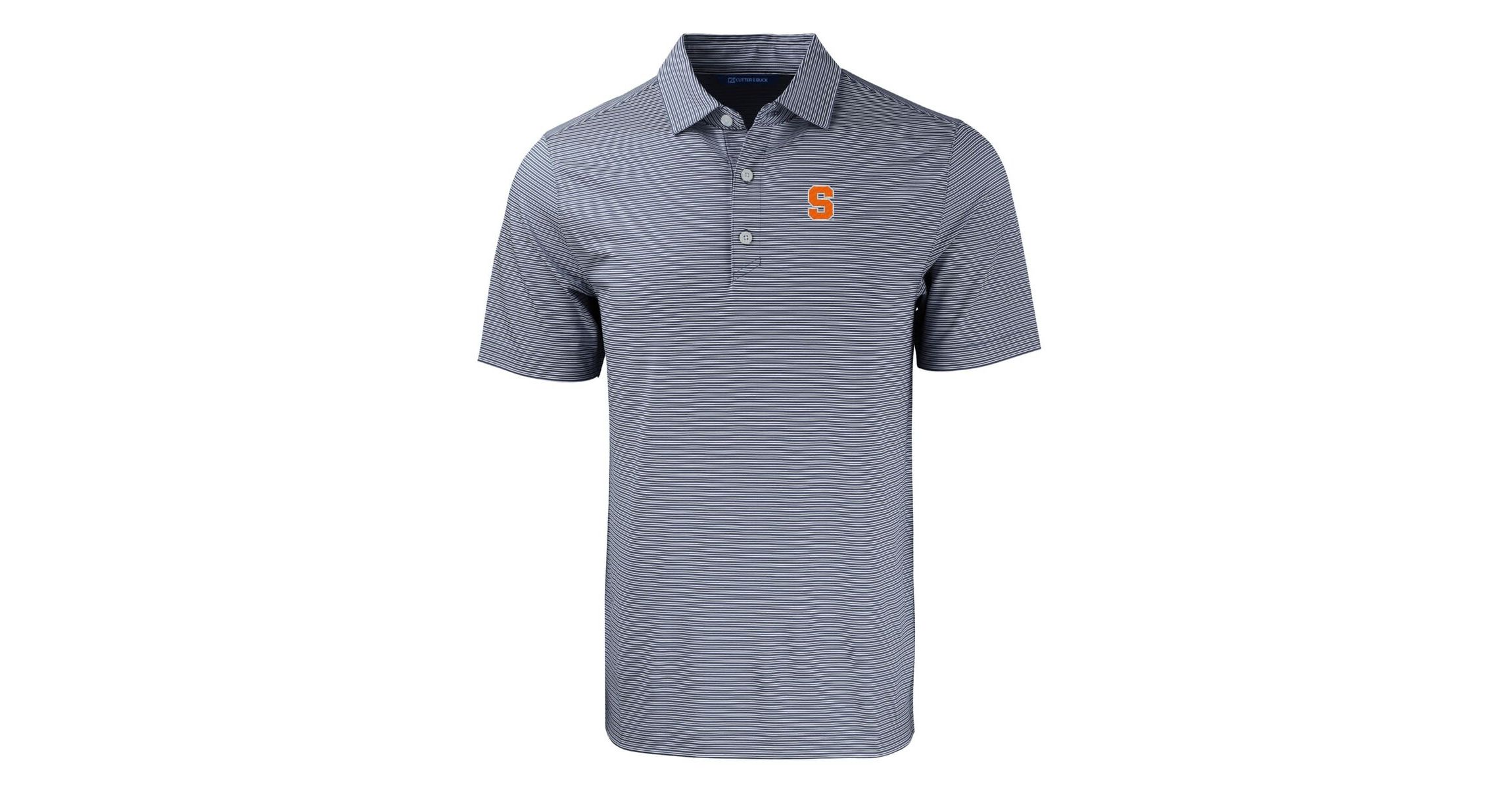 Syracuse Orange NCAA Syracuse Forge Eco Double Stripe Stretch Recycled Polo