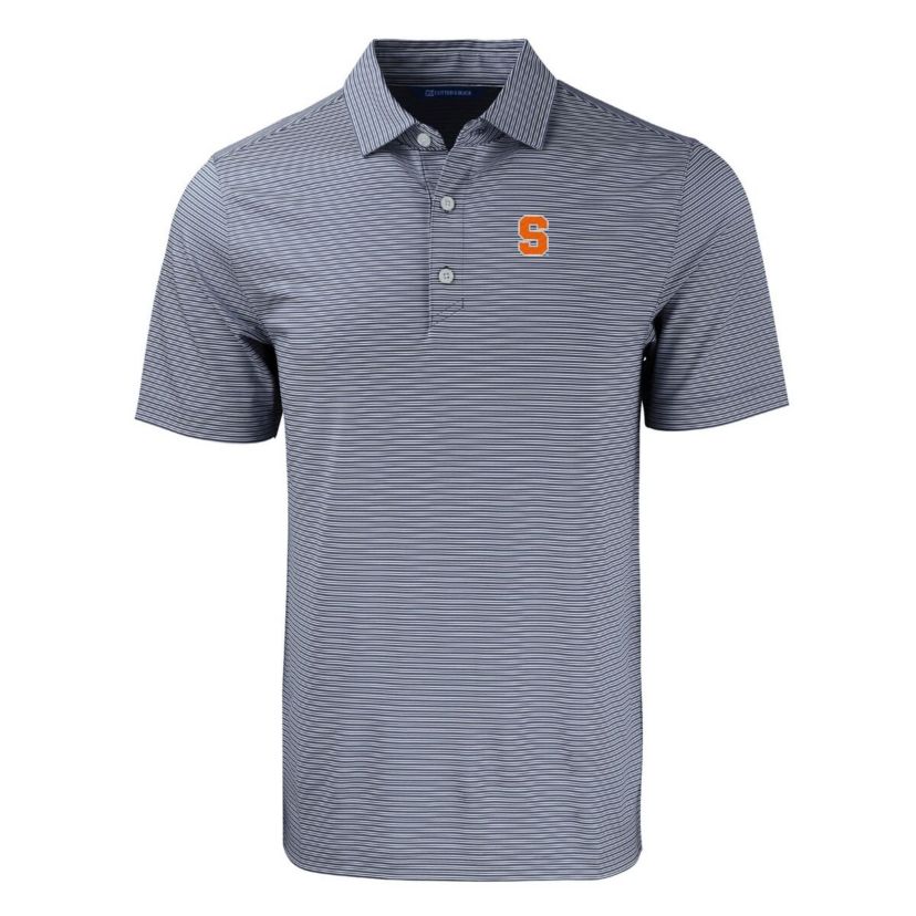 Syracuse Orange NCAA Syracuse Forge Eco Double Stripe Stretch Recycled Polo
